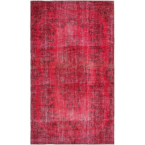 Vidal Tapis de laine 295x170 rouge Ultra Vintage