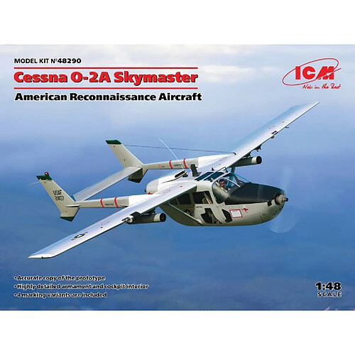 Icm Maquette Avion Cessna O-2a Skymaster American Reconnaissance Aircraft