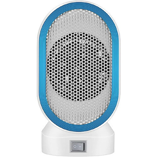 Vendos85 Mini Radiateur Soufflant à Économie d'Énergie 400W bleu blanc