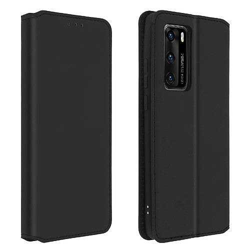 Avizar Housse Huawei P40 Étui Folio Portefeuille Fonction Support noir