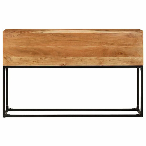 Maison Chic Table console | Meuble d'entrée | Table d'appoint 120x30x75 cm Bois d'acacia massif -GKD56454