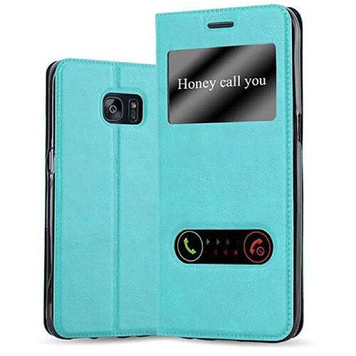 Cadorabo Coque Samsung Galaxy S7 EDGE Etui en Turquoise