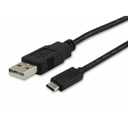 Équiper un câble USB 2.0 A -> C M/M 1,0 M de type C