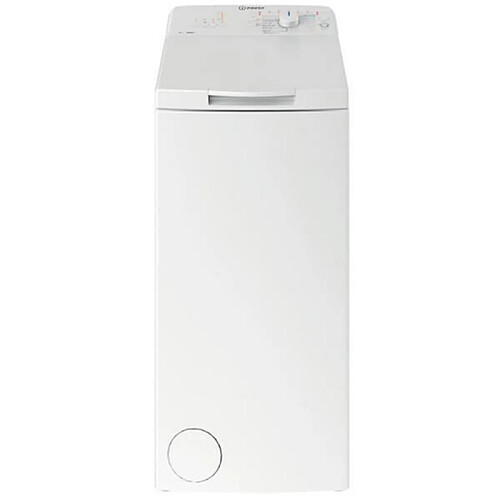 Lave-linge top 6kg 1000 tours/min - BTWNL60400FR/N - INDESIT