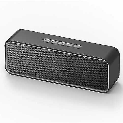 Universal Conférencier portable sans câble, haut-parleur Bluetooth 5.0 avec basse stéréo 3D, batterie de 1500mAh, durée de vie de la batterie de 12 heures (gris)