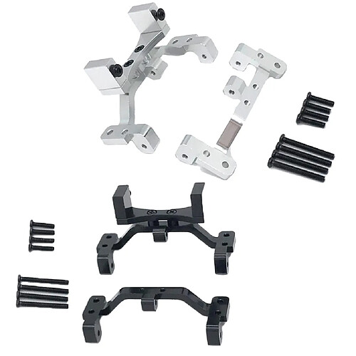 2 Pièces 1/12 Support de Servo En Alliage D'aluminium pour MN45 MN99 Modèle Buggy Trucks Accs