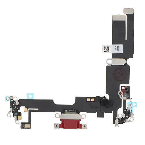 Relife Connecteur de Charge Lightning pour Apple iPhone 14 Plus Rouge