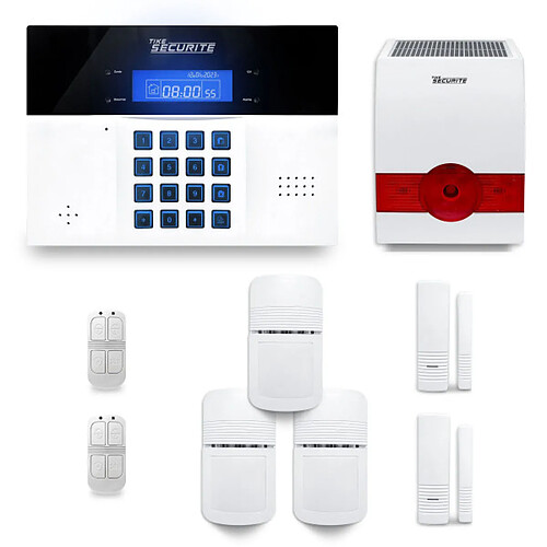 Tike Securite Alarme maison sans fil DNBi45 Compatible Box internet