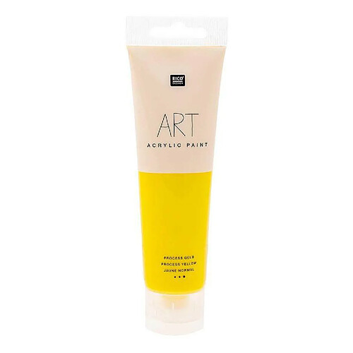 Rico Peinture acrylique - Jaune normal - 100 ml