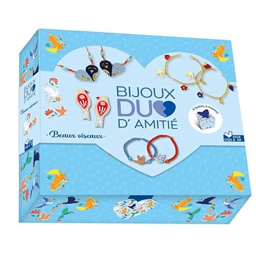 Bijoux duo d'amitié : beaux oiseaux