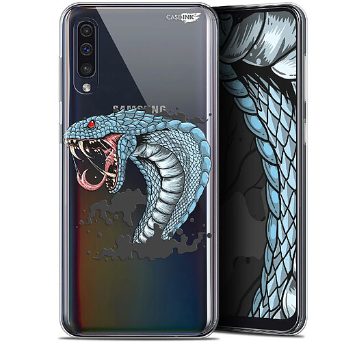 Caseink Coque arrière Samsung Galaxy A50 (6.4 ) Gel HD [ Nouvelle Collection - Souple - Antichoc - Imprimé en France] Cobra Draw