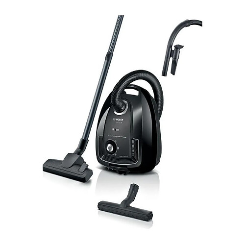 BOSCH GL38 Noir - Aspirateur Traineau Sac - 600 W - 79 dB - (h)epa - 10m - 4 L sac - variateur de puissance