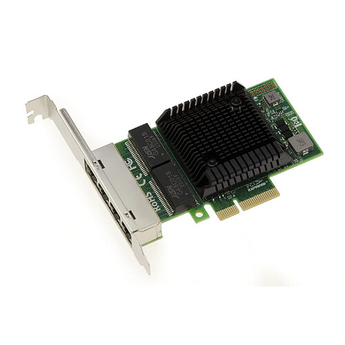 Kalea-Informatique PCIe QUAD LAN GIGABIT ETHERNET RJ45 10 100 1000Mb - CHIPSET BroadCom BCM5719