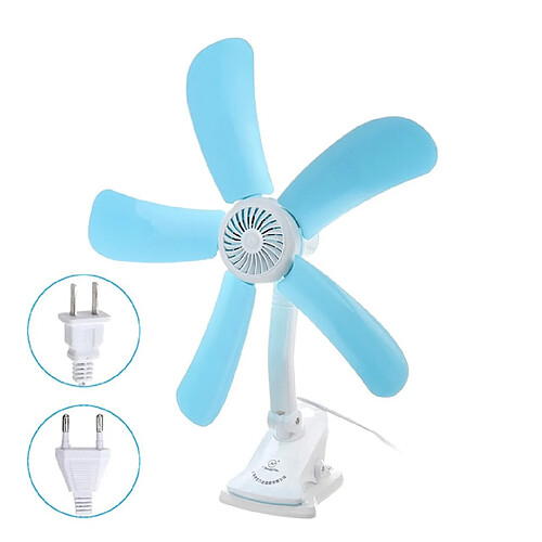 Universal Ventilateur électrique multifonction 7/8 W 3 pouces 14/5 feuilles mural silencieux clips ventilateur support pliable ventilateur