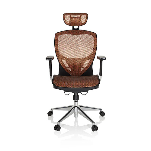 Siège de bureau / Fauteuil de direction VENUS ONE, tissu maille orange hjh OFFICE