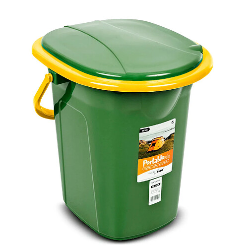 Toilette touristique camping portable GreenBlue GB320 Vert-Orange