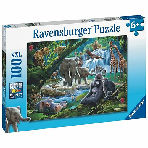 Ludendo Puzzle 100 pièces XXL Animaux Jungle