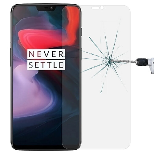 Wewoo Verre trempé pour OnePlus 6 Film de de 0.26mm 9H 2.5D