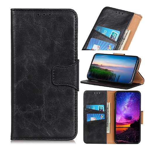 Etui en PU Cheval fou noir pour votre Xiaomi Redmi Note 9