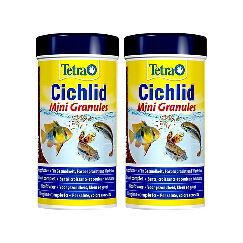 Tetra Cichlid Mini Gran - 250 ml, Lot de 2