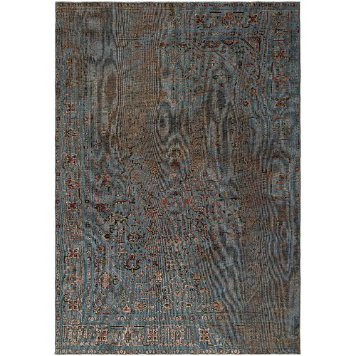 Vidal Tapis de laine 283x191 Bleu Vintage Royal