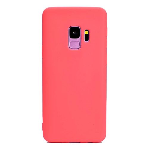 Wewoo Coque Fine Pour Galaxy S9 + Etui en TPU Candy Color Rouge