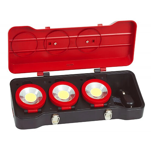 KS TOOLS 150.4314. Coffret de 3 projecteurs LEDs 3Watts