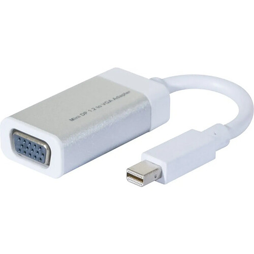 Abi Diffusion Convertisseur actif miniDisplayPort 1.2 - vga boîtier métal