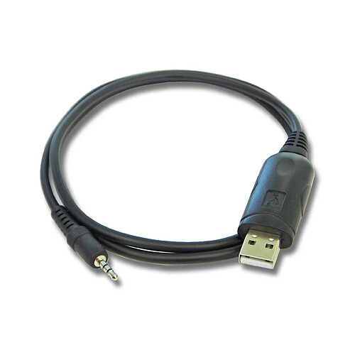 vhbw USB-Câble programmateur pour Talkie-walkie Motorola CP160, CP180, CP185, CP200, CP340, CP360, CP380. Remplace: PMKN4004, AAPMKN4004, DSK001C706.