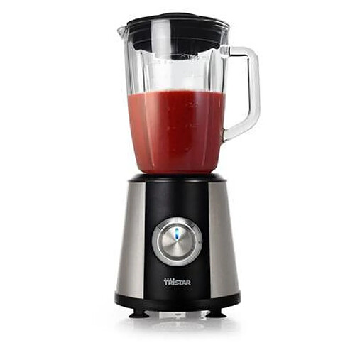 Tristar Blender mixeur avec bol de 1,5L 500W gris noir