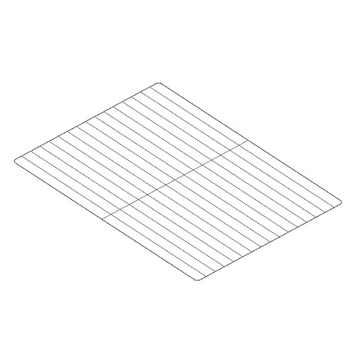 Grille Inox 530 x 650 mm pour Armoire Réfrigérée - Dalmec