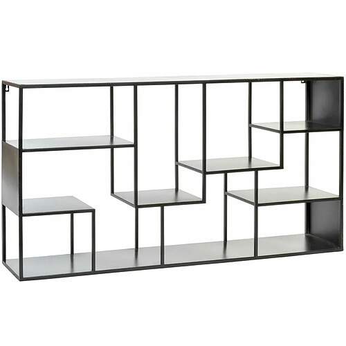 Étagère DKD Home Decor Noir Métal 120 x 20 x 60 cm