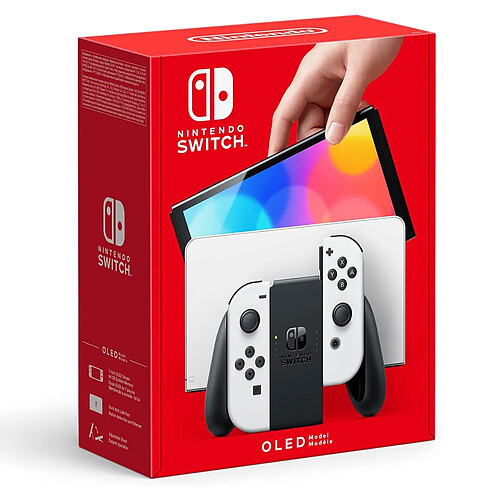 Nintendo Switch Console OLED Model Jeux Portables Blanc