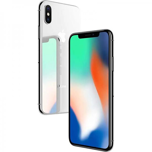 Apple iPhone X 4G 64GB silver UK · Reconditionné