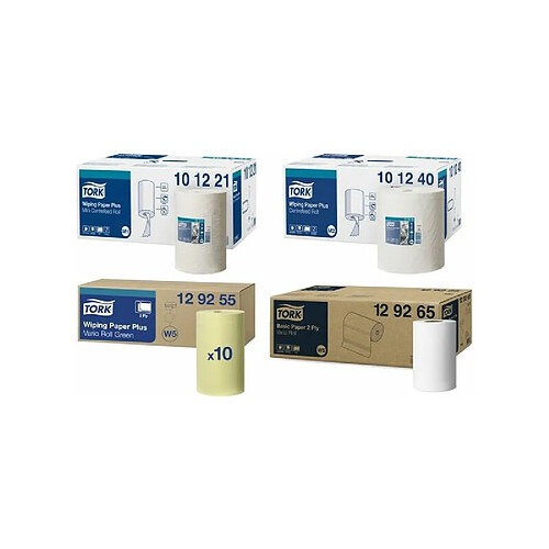 TORK Rouleau papier d'essuyage, 2 plis, 74,9 m, fort, blanc ()