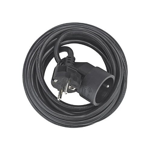 DEBFLEX Rallonge 5 m 16 A noir