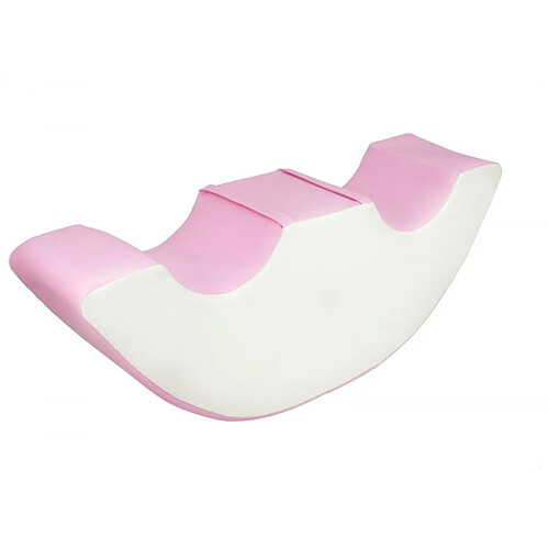 Velinda Un Duo rocker et un bloc en mousse blanc, rose (pastel)