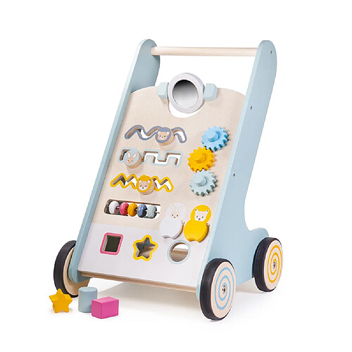 Bigjigs Toys Trotteur d'activité en bois pour bébé