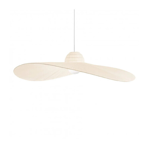 Ideal Lux Suspension Madame Tissu Ivoire 1 ampoule 43cm