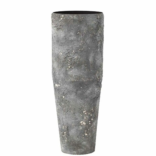 Paris Prix Vase Cylindrique en Métal Effy 70cm Gris