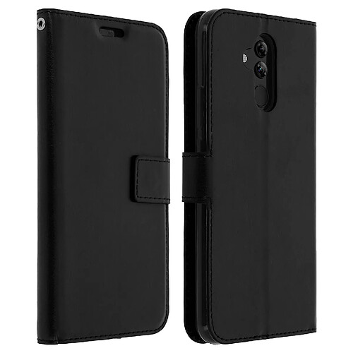 Avizar Housse Huawei Mate 20 lite Étui Folio Portefeuille Fonction Support - noir