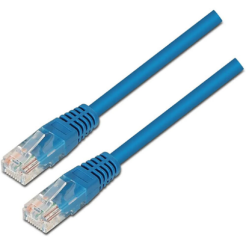 AISENS A133-0190 câble de réseau 0,5 m Cat5e U/UTP (UTP) Bleu - Câbles de réseau (0,5 m, Cat5e, U/UTP (UTP), RJ-45, RJ-45, Bleu)