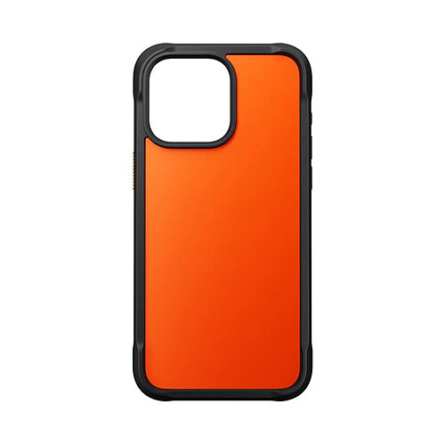 Nomad Coque pour iPhone 15 Pro Max Robuste Antichocs et Anti-traces de Doigts Orange