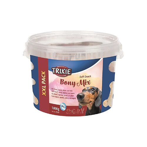 TRIXIE Soft Snack Bony Mix XXL Pack - 1.800g - Pour chien