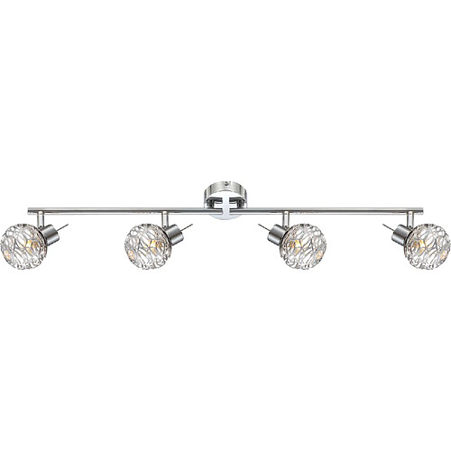 Globo Lighting Plafonnier LED design Bolt - Argent