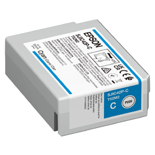 Epson SJIC42P-C Ink cartridge SJIC42P-C Ink cartridge for ColorWorks C4000e Cyan