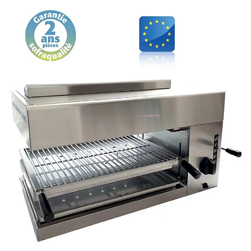 Salamandre Professionnel de Cuisine L75 - Gaz - Base mobile - Sofraca