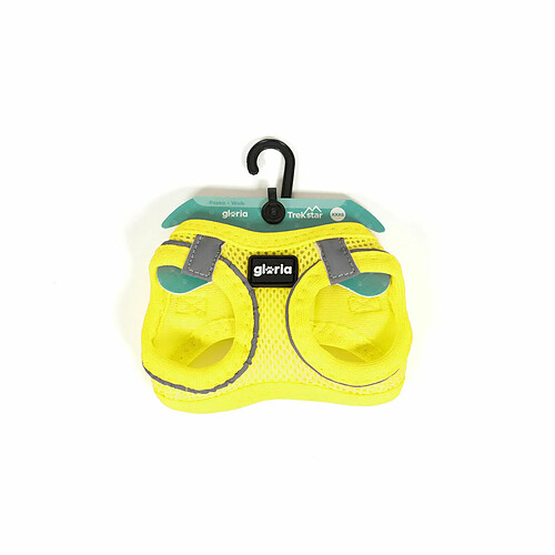 Harnais pour Chien Gloria Trek Star 32,8-35,4 cm 45-47 cm Jaune M