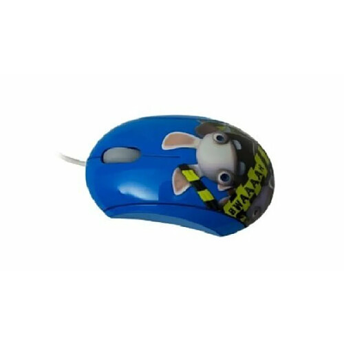 SteelSeries Souris filaire Lapins Crétins BWAAAAH (Bleu)