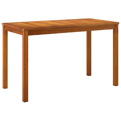 Maison Chic Table de jardin | Table d'extérieur 110x55x67 cm Bois d'acacia solide -GKD97662